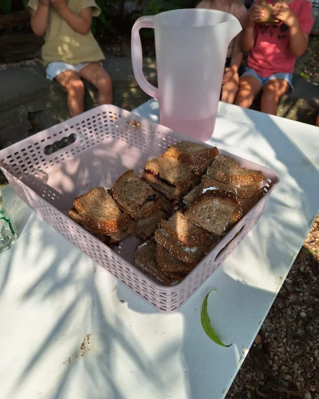 Buiten eten is een feest voor onze peuters, ook op de Peutergroep Beethovensingel! 🌞 

In de natuurlijke tipitent van boomstammen genieten van een broodje is niet alleen gezellig, maar ook gezond. Buitenlucht stimuleert de eetlust, bevordert de motoriek én zorgt voor vrolijke gezichten. 🍞 

Als je nu denkt wat is dan de link tussen frisse buitenlucht en motoriek? 

De frisse buitenlucht helpt kinderen zich energieker te voelen, wat weer leidt tot meer fysieke activiteit en daarmee een betere motorische ontwikkeling.

Heb jij ook fijne plek om buiten te eten? 

#buitenspelen #Peutergroep #gezondopgroeien #buiteneten #lunchen #dagritme #motoriek