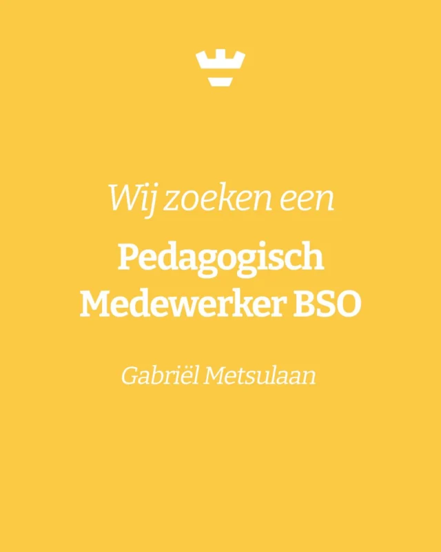 Onze BSO aan de Gabriël Metsulaan is een plek waar kinderen na school kunnen spelen, ontdekken en ontspannen 💛 Samen met de Nicolaas Beetsschool zorgen we voor een fijne omgeving waar ieder kind zich thuis voelt.Als pedagogisch medewerker BSO ben jij degene die activiteiten bedenkt, kinderen begeleidt en samen met collega’s zorgt voor een warme en fijne sfeer ✨📅 Maandag, dinsdag, donderdag en vrijdag van 13:30–18:30 uur (in vakanties hele dagen)
📍 Gabriël Metsulaan – BergermeerLijkt dit jou wat? Solliciteer via werkenbijkleinalkmaar.nl/vacatures/pedagogisch-medewerker-bso